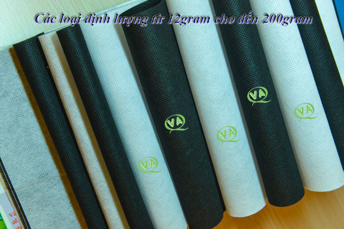None Woven Interlining PP Black & White from 12gsm to 200gsm